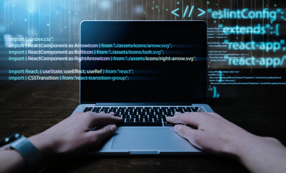 programming-background-with-person-working-with-codes